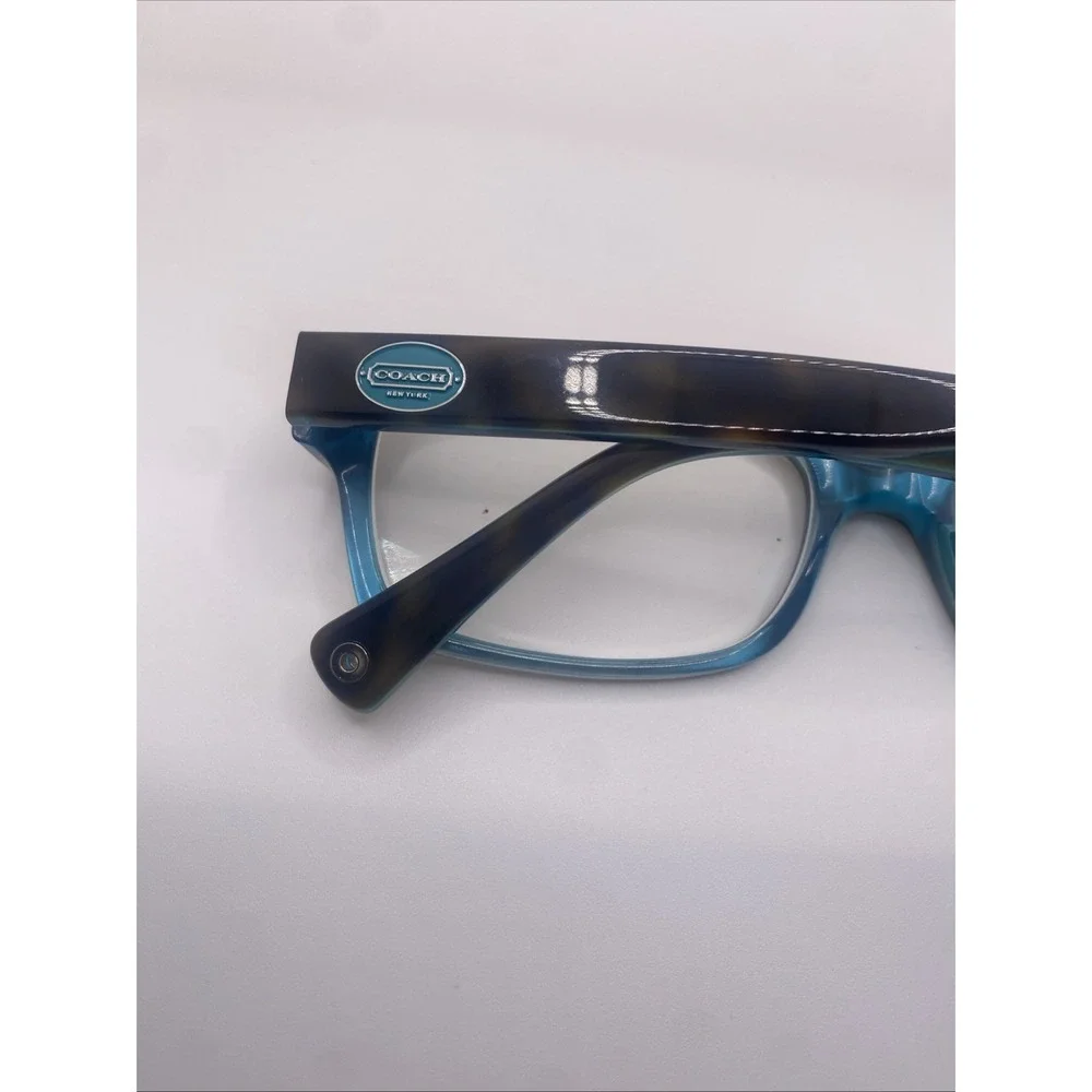 Coach Eyeglasses FRAMES ONLY HC 6040 Brooklyn 52-16-135 Dark Tortoise Teal 409